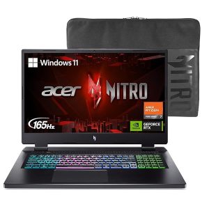 Acer Nitro 17 Gaming Laptop | AMD Ryzen, 6GB NVIDIA GeForce RTX 4050