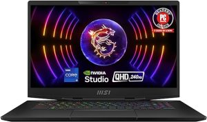 MSI STEALTH 17STUDIO – Intel Core i9, 13th Generation, 2TB SSD, 32GB RAM, 12GB NVIDIA RTX 4080