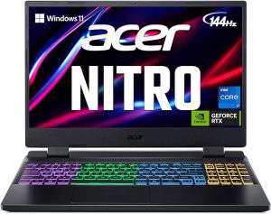 ACER Nitro 5 Gaming Laptop, intel core i7, 12th Generation, 6GB NVIDIA GeForce RTX 4050